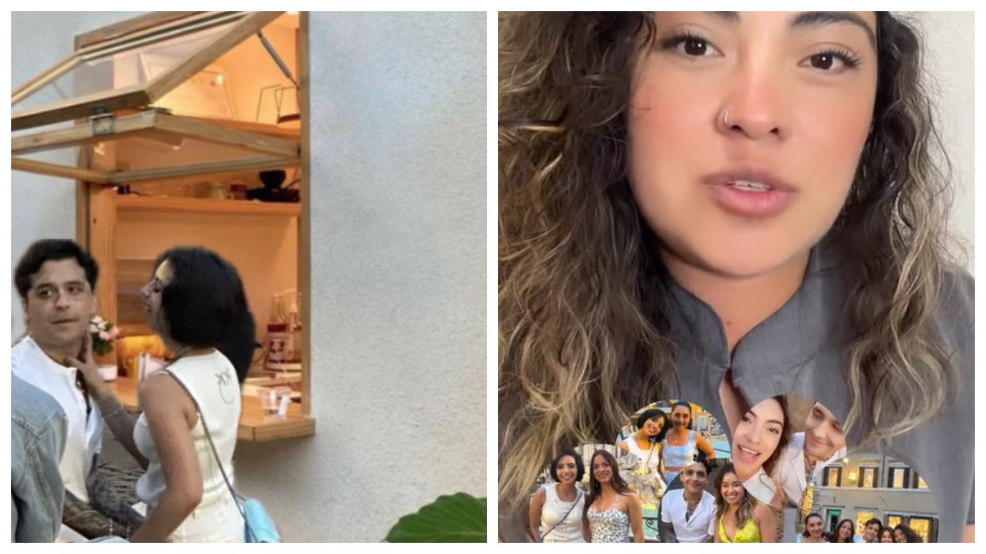 Christian Nodal y Ángela Aguilar celebraron una ceremonia espiritual en Roma el 29 de mayo de 2024, apenas 21 días después de que el cantante anunciara el fin de su relación con Cazzu, sin avisar a la familia de la novia ni a los medios. (Captura de pantalla/magdamunoz)