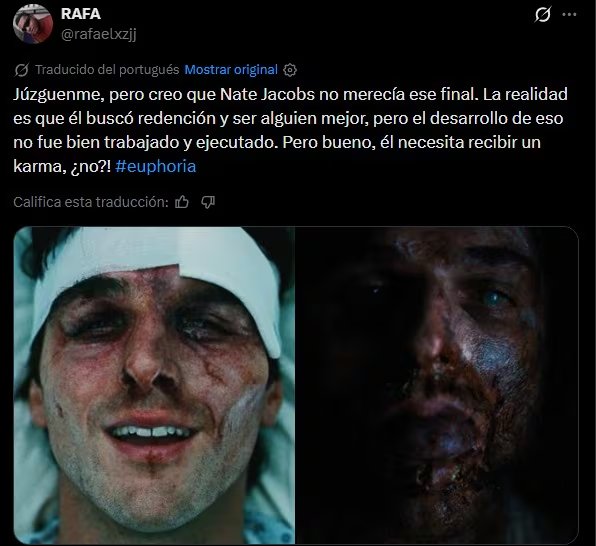 Otros fans aseveraron que Nate merecía un final mejor. (X)