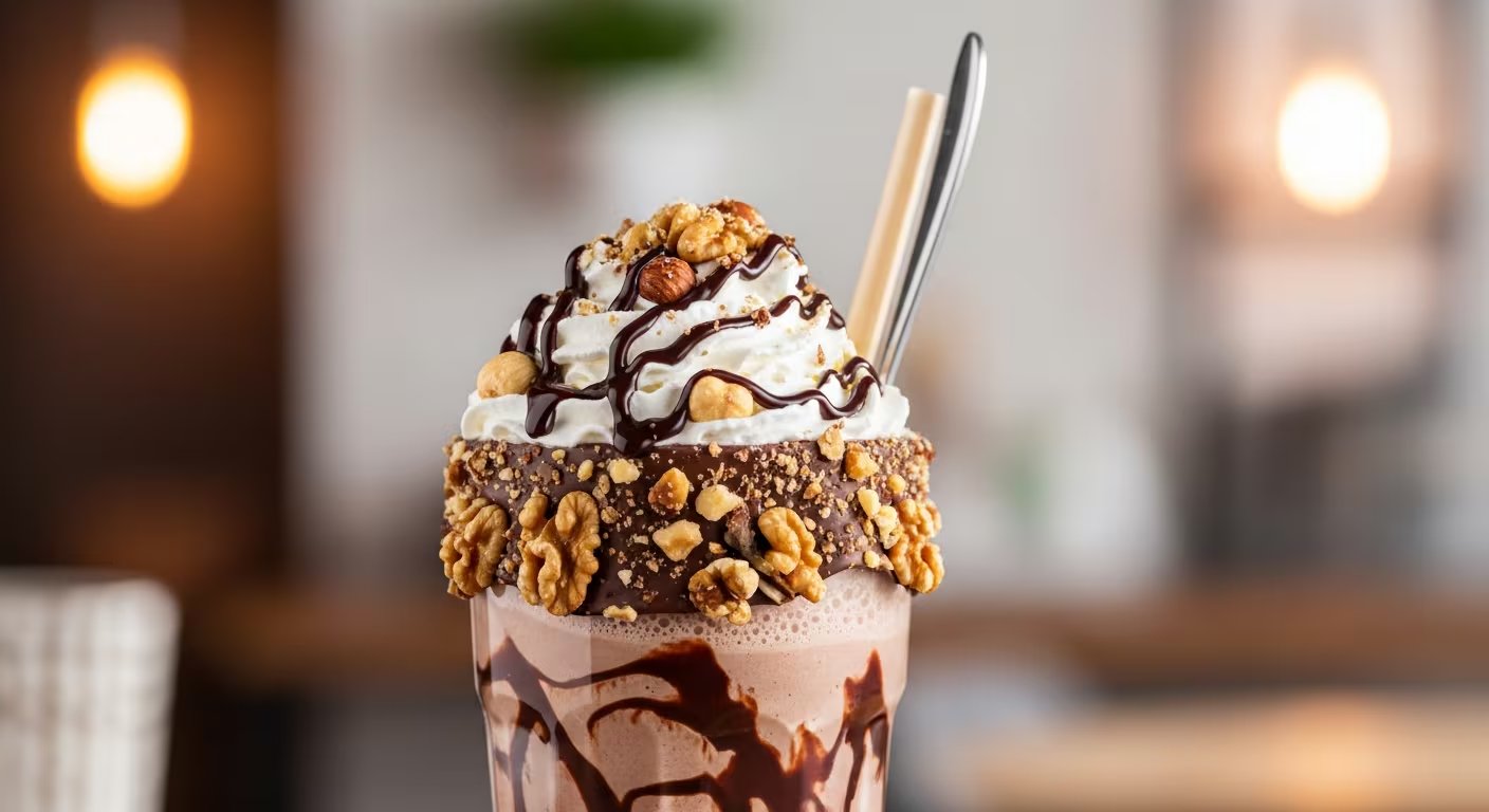 Batido de chocolate con nuez y avellana: la bebida cremosa que conquista cualquier momento del día. (Imagen Ilustrativa Infobae)