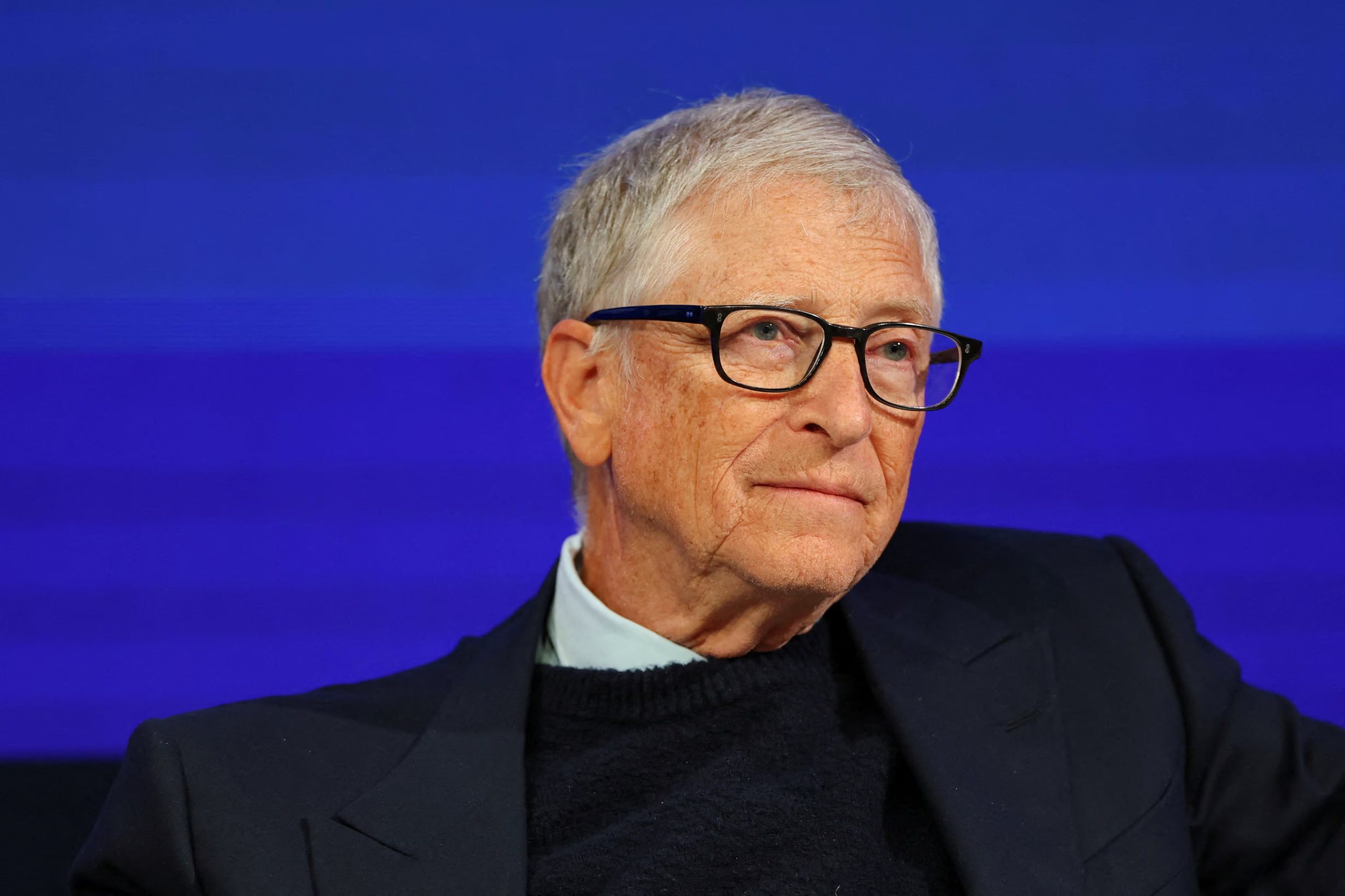 FILE PHOTO: Bill Gates in January 2026 at the annual World Economic Forum meeting in Davos, Switzerland. REUTERS/Denis Balibouse/File Photo