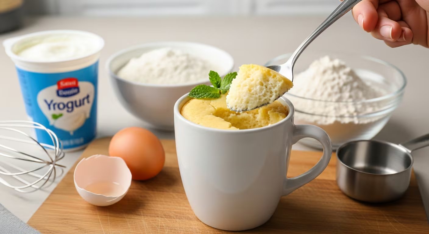 La receta de bizcocho de yogur destaca por su sencillez, utilizando ingredientes básicos disponibles en cualquier hogar. - (Imagen Ilustrativa Infobae)