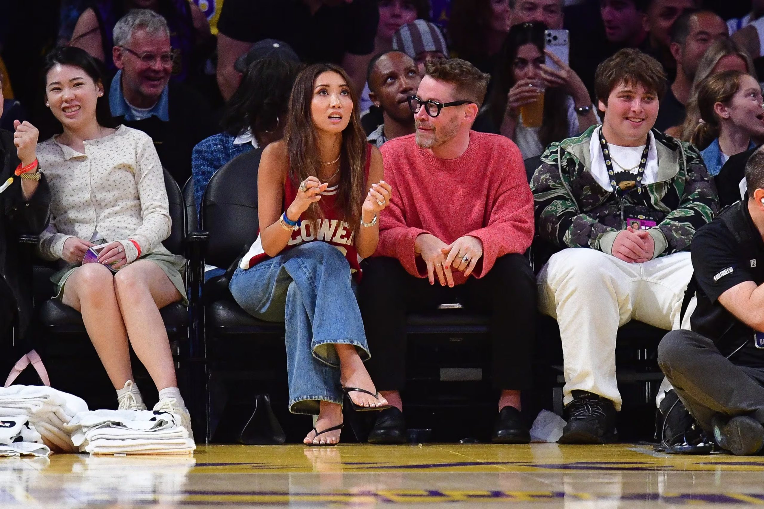 Brenda Song aseveró que ha bajado su intencidad como aficionada. (Gary A. Vasquez-Imagn Images)