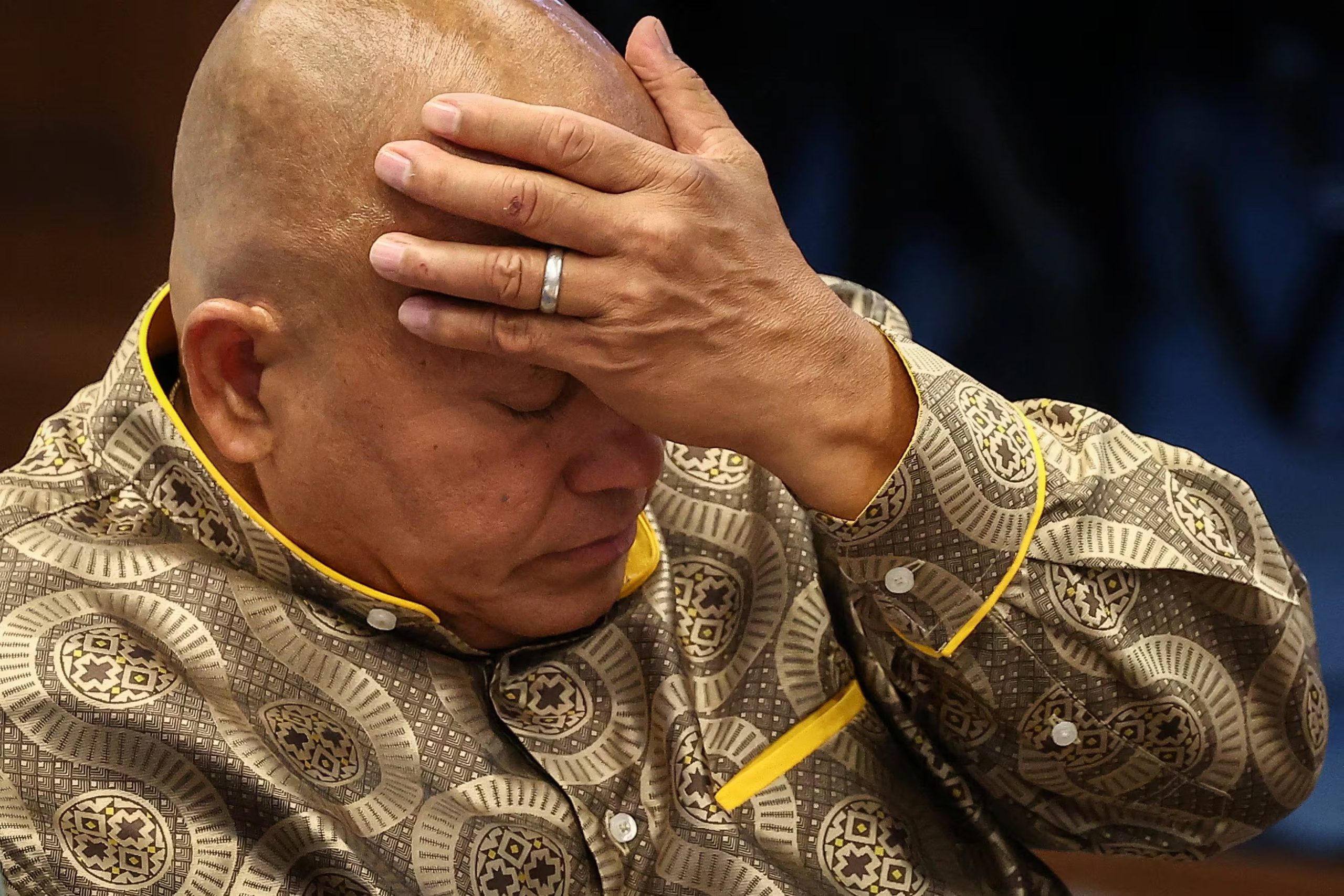 El senador filipino Ronald 
