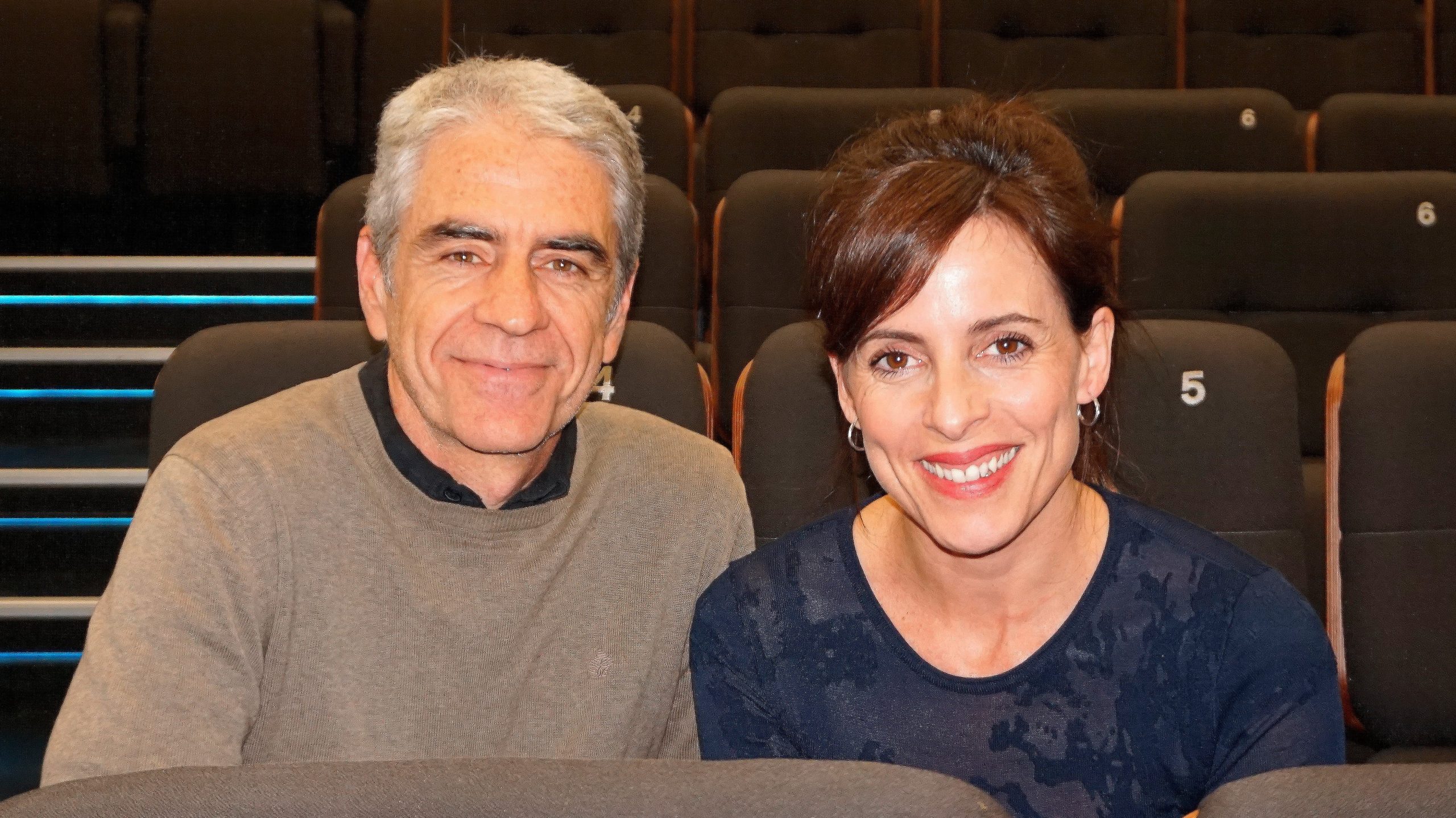 Cristina Fernández Pintado, Miguel Llorens Cano, directores de la película 'Cowgirl'.