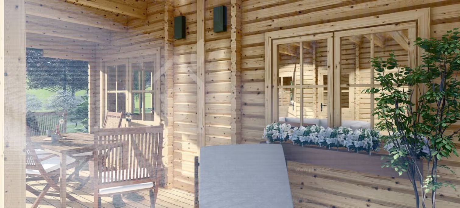 El modelo BOSTON: la casa prefabricada de madera que conquista el mercado español. (Imagen: Pineca)
