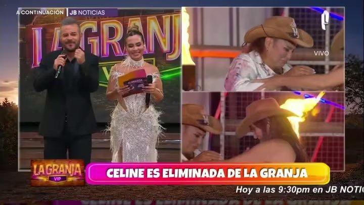 Anunciaron la salid de Celine Aguirre de ‘La Granja VIP’ . YouTube.