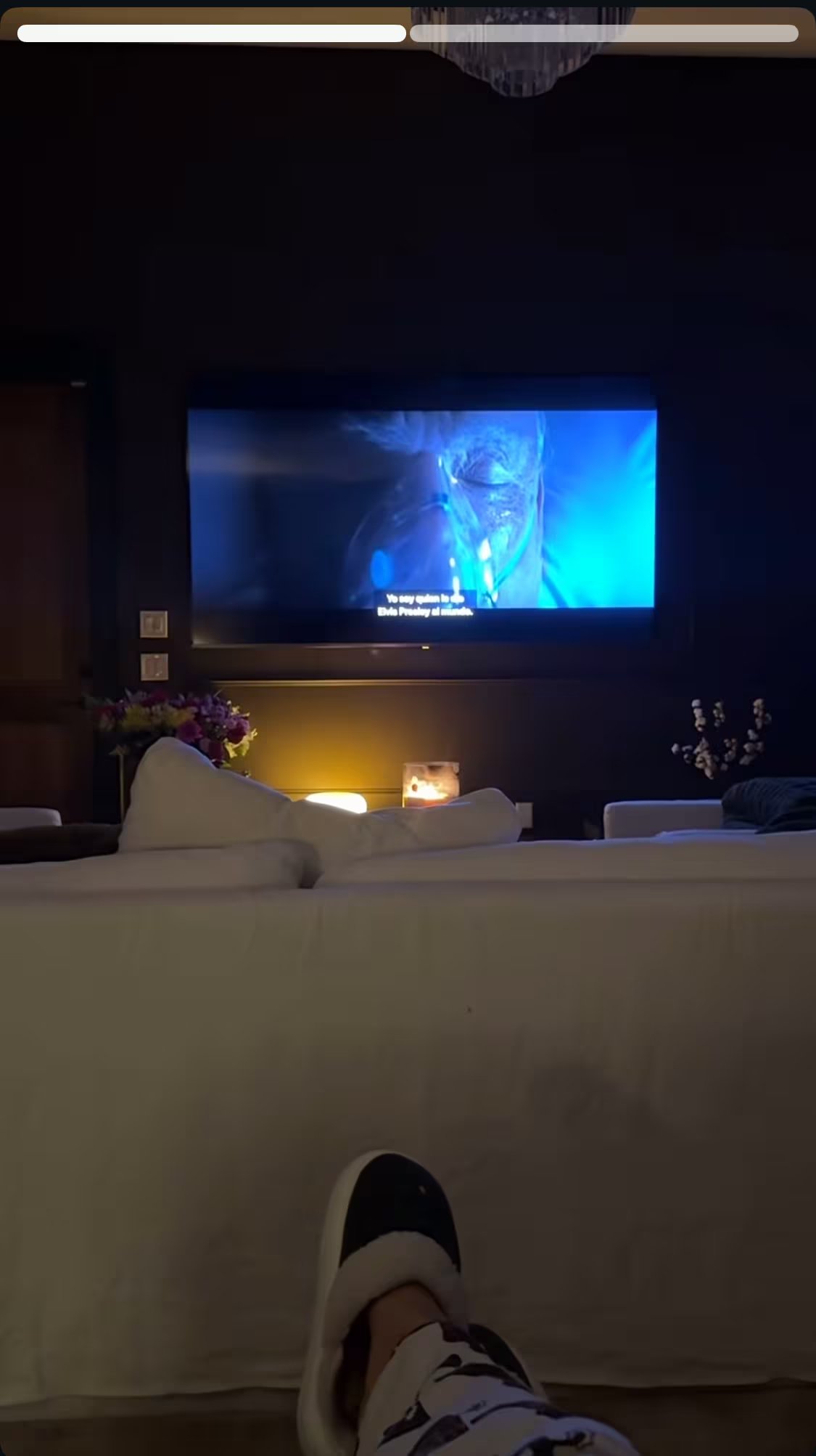 El sonorense publicó en redes un fragmento de la película Elvis, en aparente alusión a su propia situación. (Captura de pantalla @nodal)