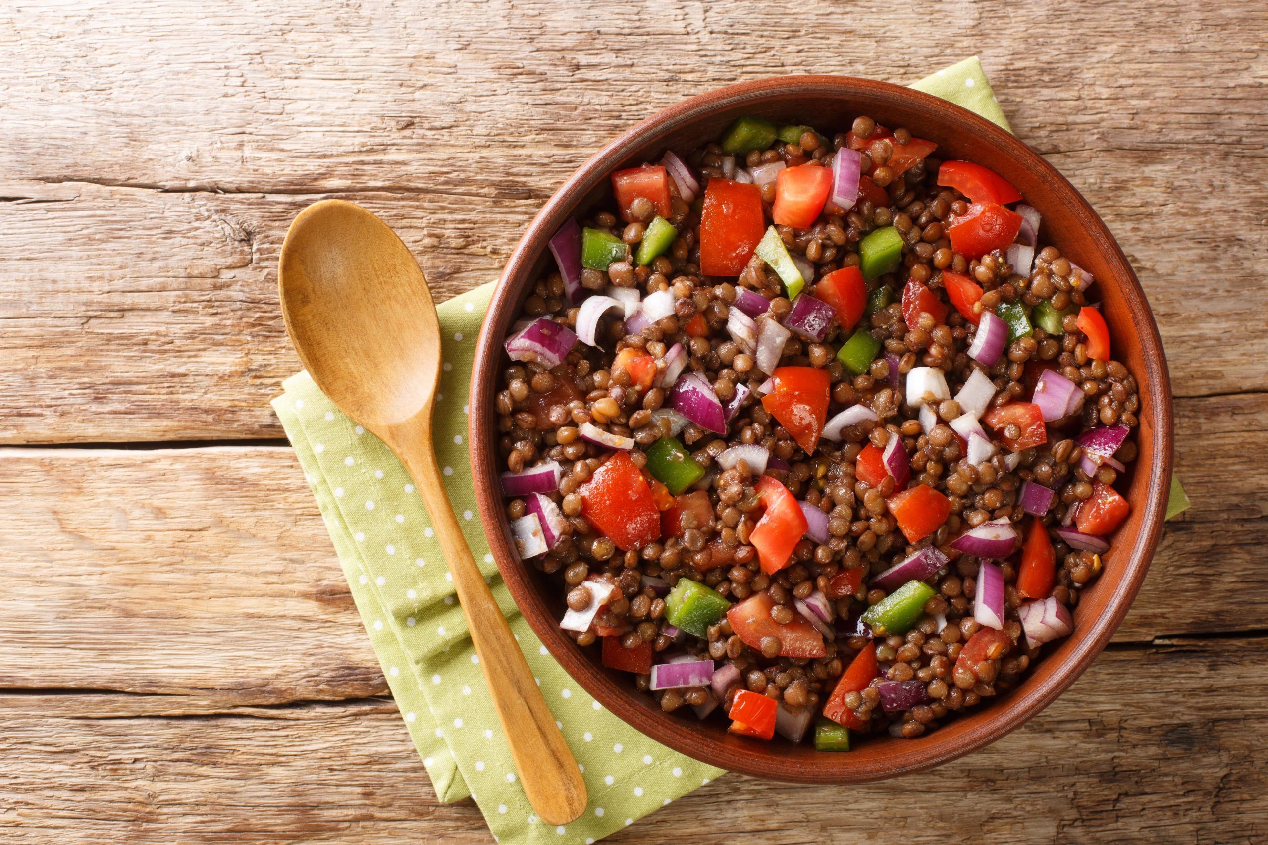 Ensalada de lentejas (Shutterstock)