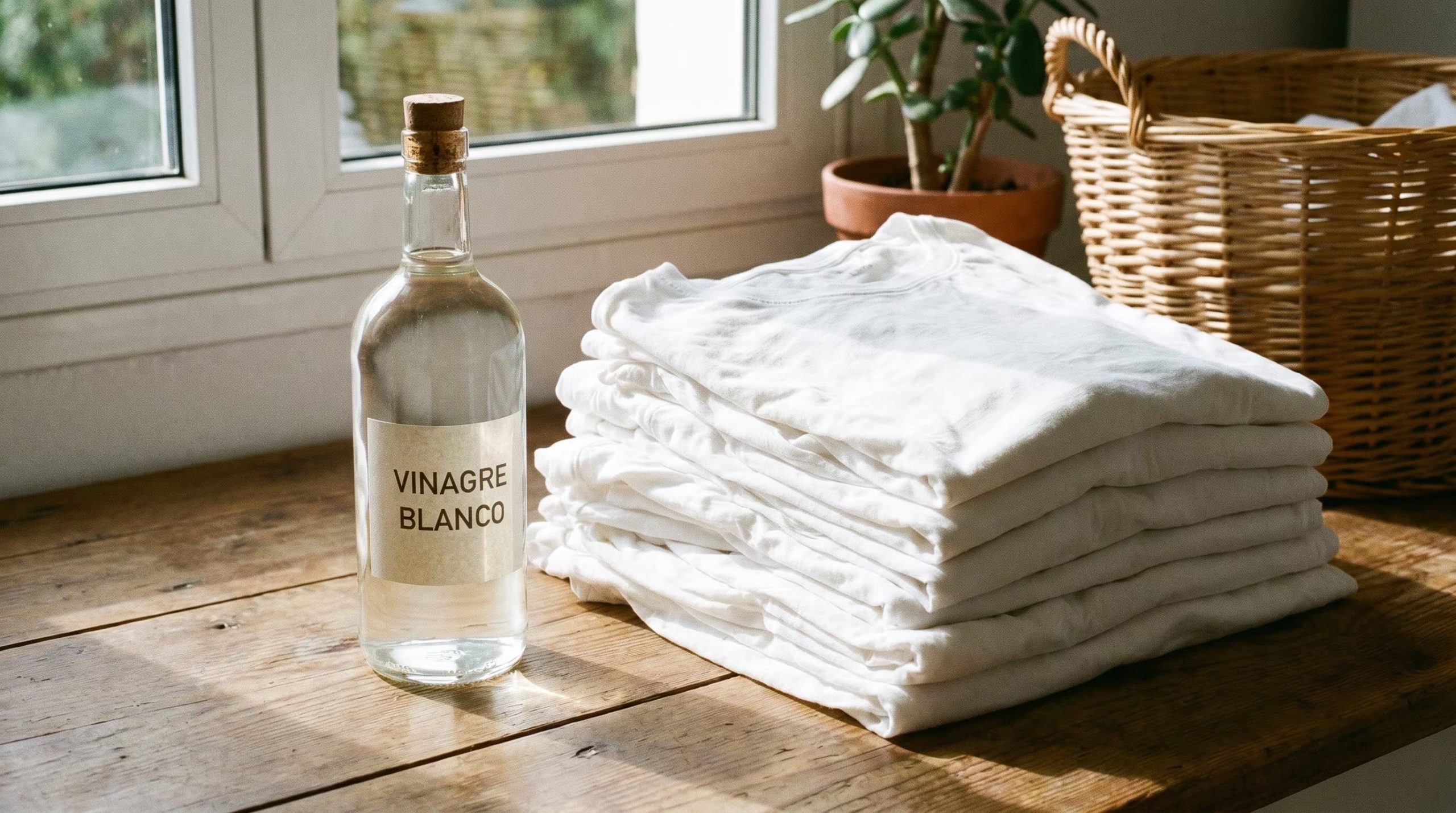 El vinagre blanco disuelve residuos y manchas gracias a su ácido acético. (Imagen Ilustrativa Infobae)