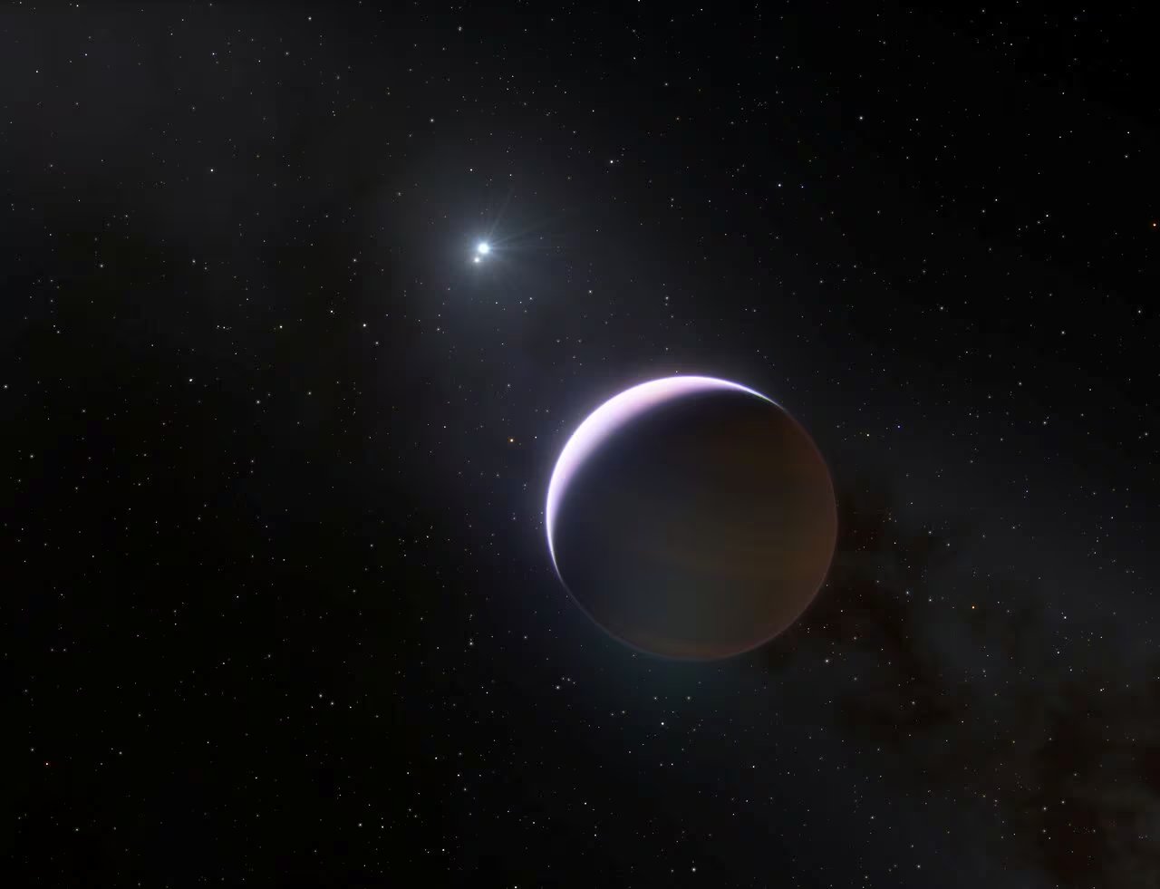 Los planetas candidatos encontrados varían en masa desde la de Neptuno hasta diez veces la de Júpiter (European Southern Observatory/L. Calcada/Handout via REUTERS)