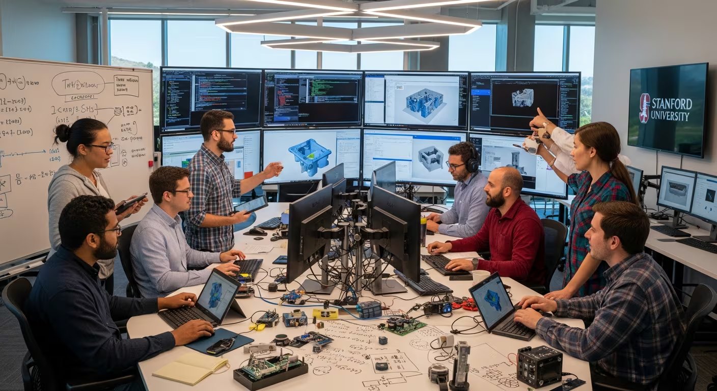 La inteligencia artificial de Stanford accede a bases de datos, manipula instrumentos virtuales y aprende de los resultados para acelerar el avance científico - (Imagen Ilustrativa Infobae)