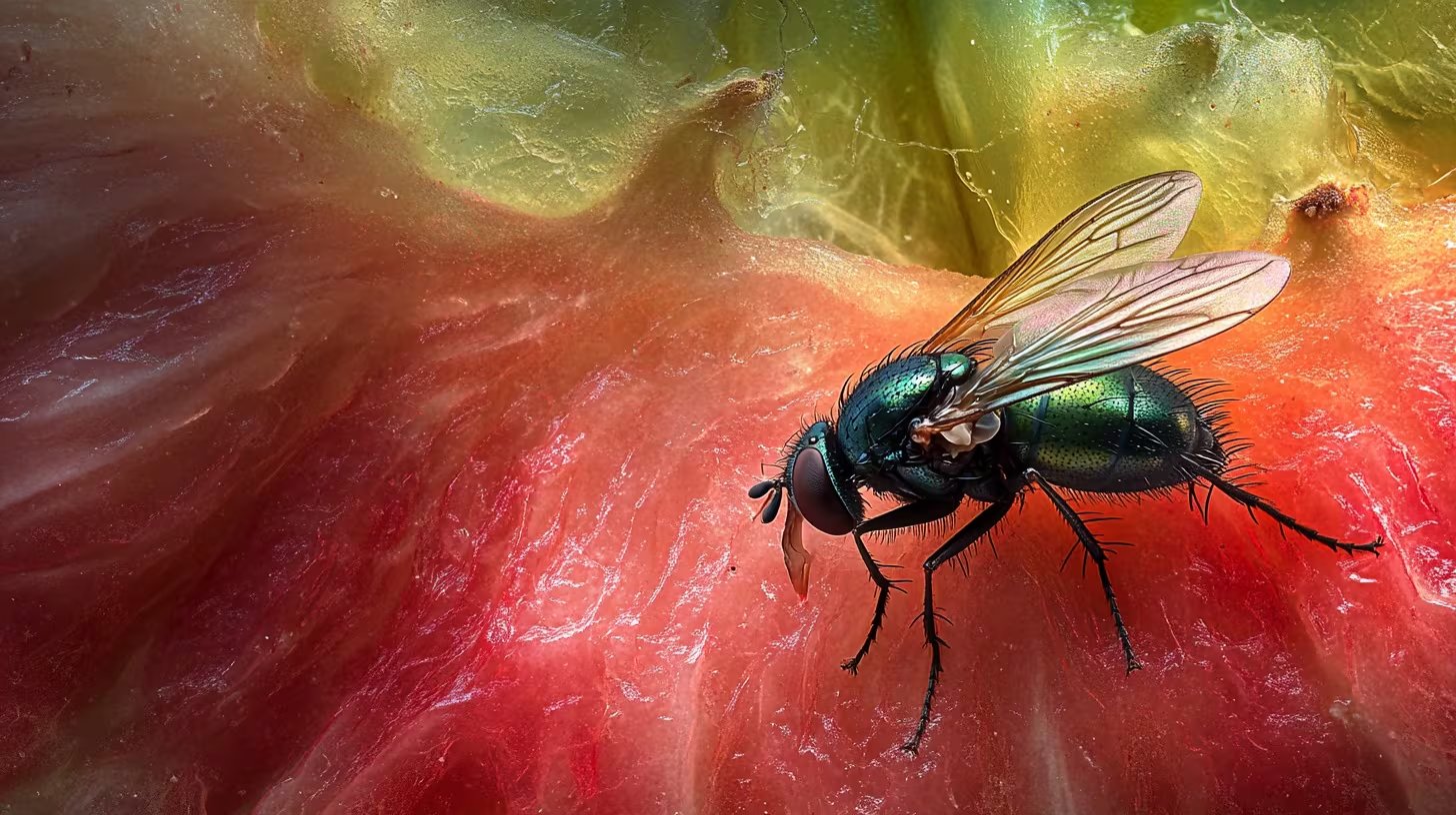 A 4G, las moscas de la fruta experimentaron una fase prolongada de hiperactividad, mientras que a niveles más altos su movilidad disminuyó considerablemente (Imagen Ilustrativa Infobae)