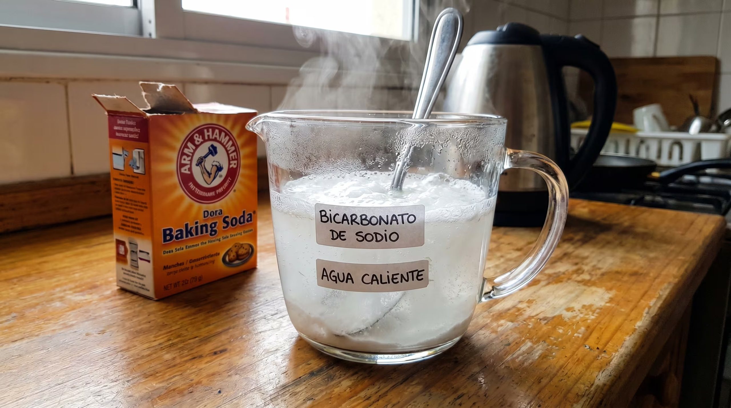 El bicarbonato de sodio con agua caliente facilita la eliminación del sarro de forma segura y efectiva. (Imagen Ilustrativa Infobae)