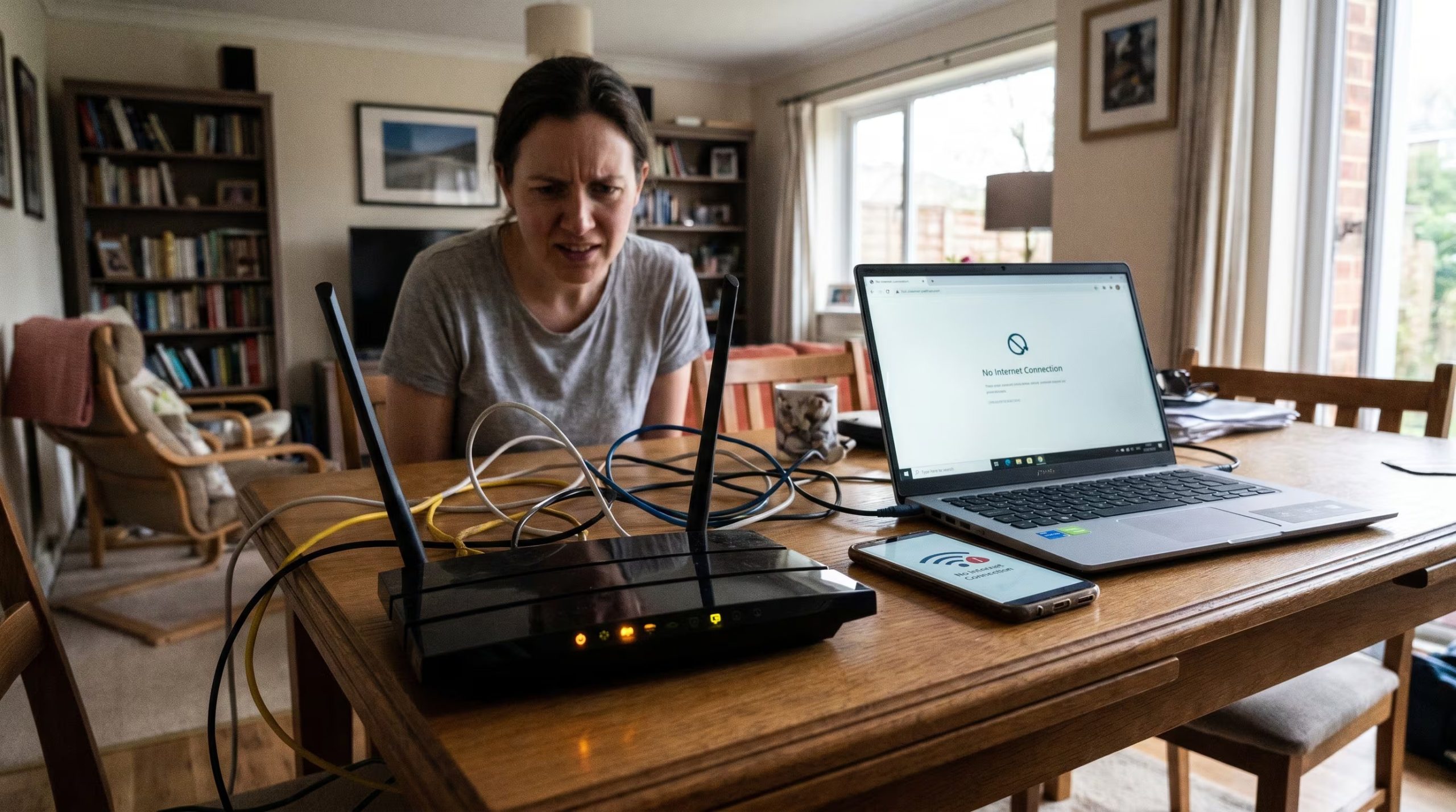 Lo primero que se debe hacer es desconectar el router de la red eléctrica. (Imagen Ilustrativa Infobae)