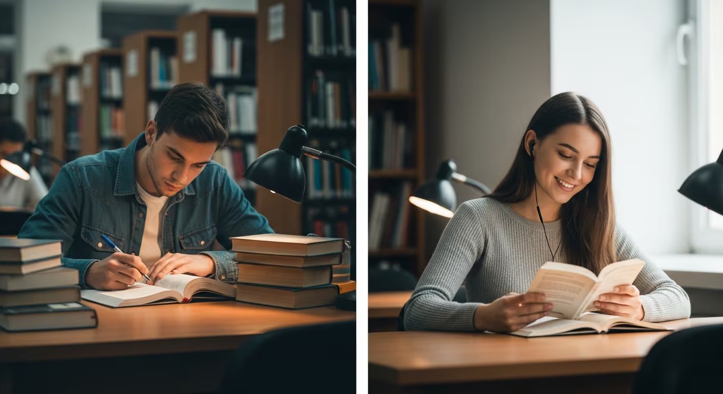 Un estudio de la Universidad Edith Cowan revela que el efecto de la música en la concentración varía según la relación personal de cada estudiante con la música - (Imagen Ilustrativa Infobae)