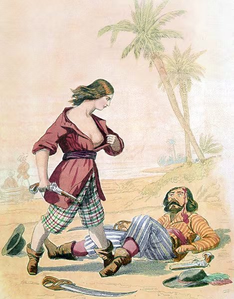 La piratería en el Caribe ofreció a Mary Read la posibilidad de romper con las restricciones sociales impuestas a las mujeres en la época (Wikimedia Commons)