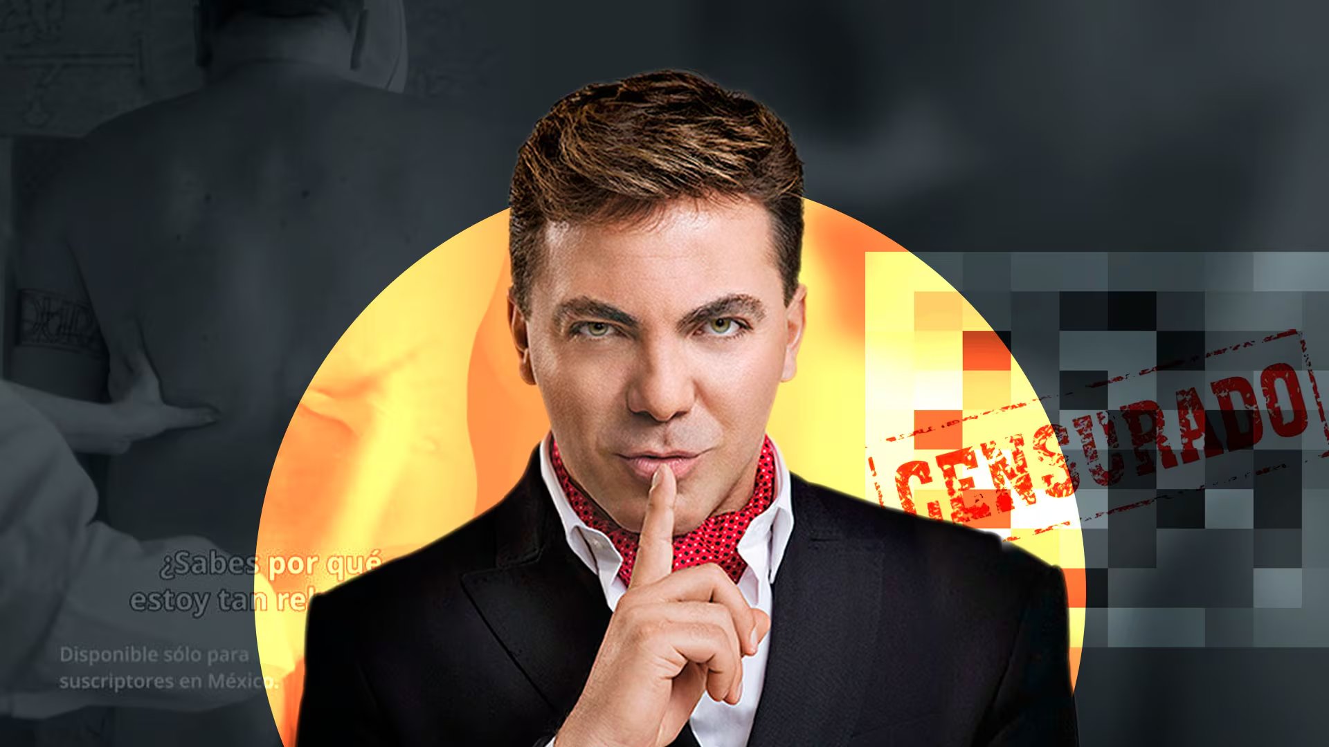 Cristian Castro sorprende en un comercial de ViX luciendo una tanga naranja como parte de su estrategia publicitaria. - (Jesús Avilés/Infobae)