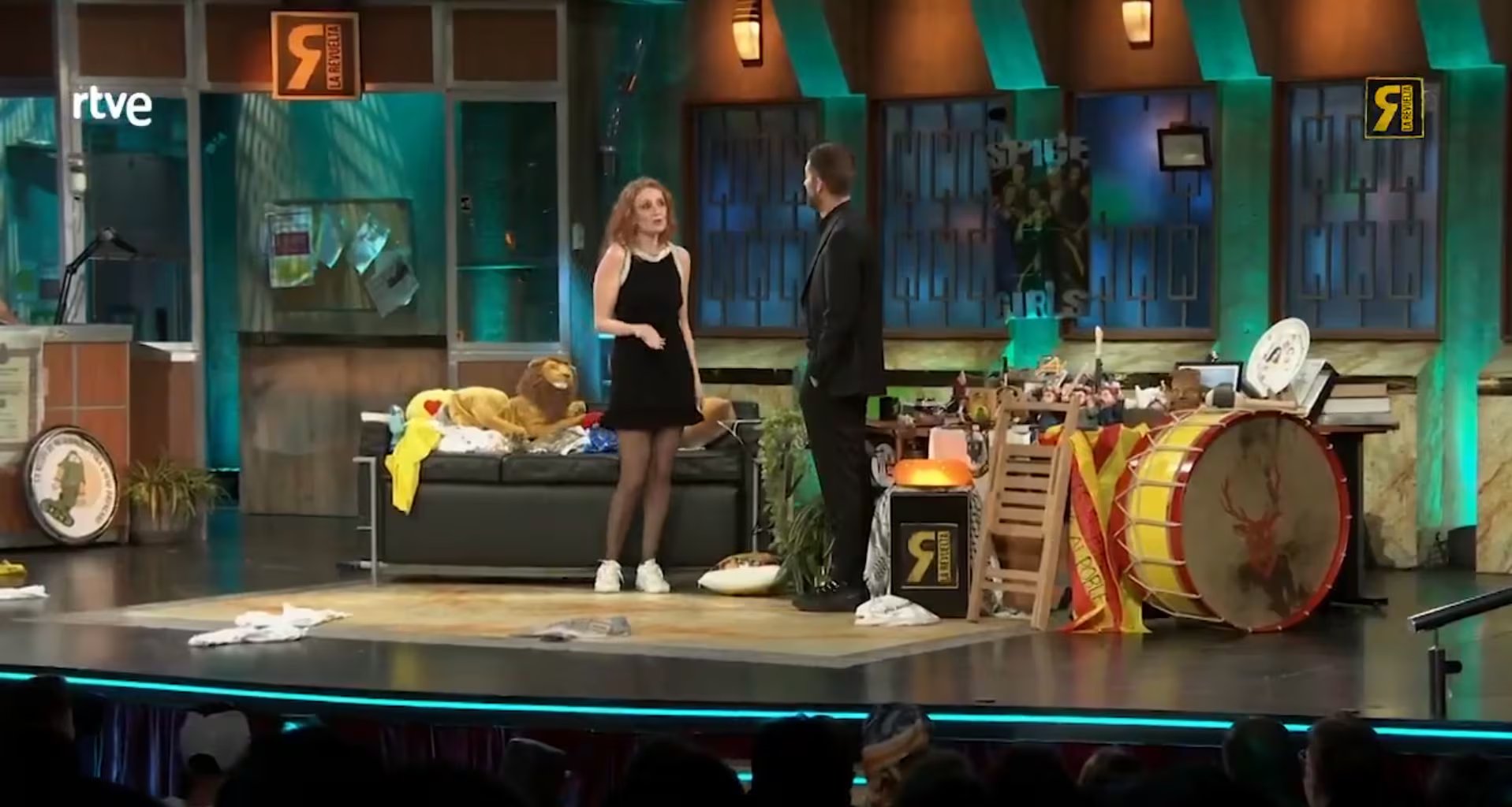 En tono distendido, Castaño compartió anécdotas y mostró su sentido del humor durante la charla (La Revuelta)