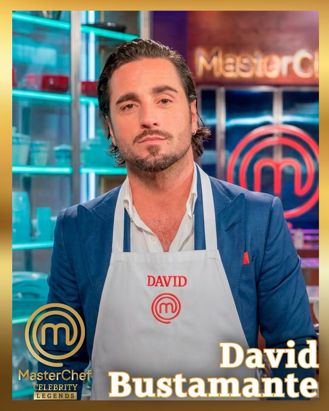 David Bustamante en 'MasterChef Celebrity' (RTVE).