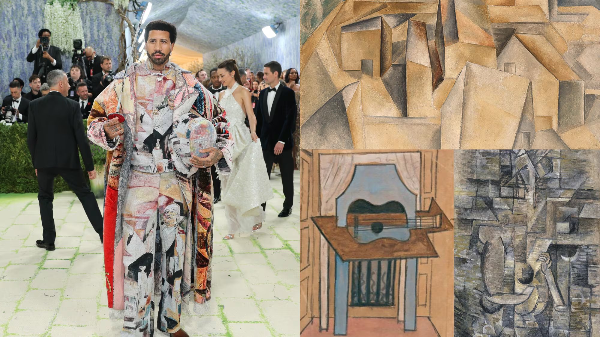 Miles Chamley-Watson llevó el cubismo al terreno de la moda contemporánea