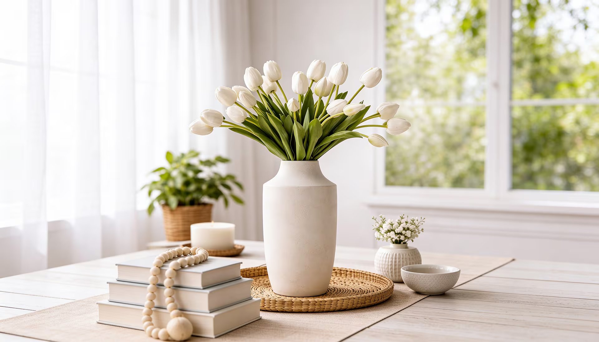 Tener un punto focal verde sobre la mesa del comedor es una elección inteligente que convierte el ambiente en un espacio vibrante, con mejor aire y energía positiva