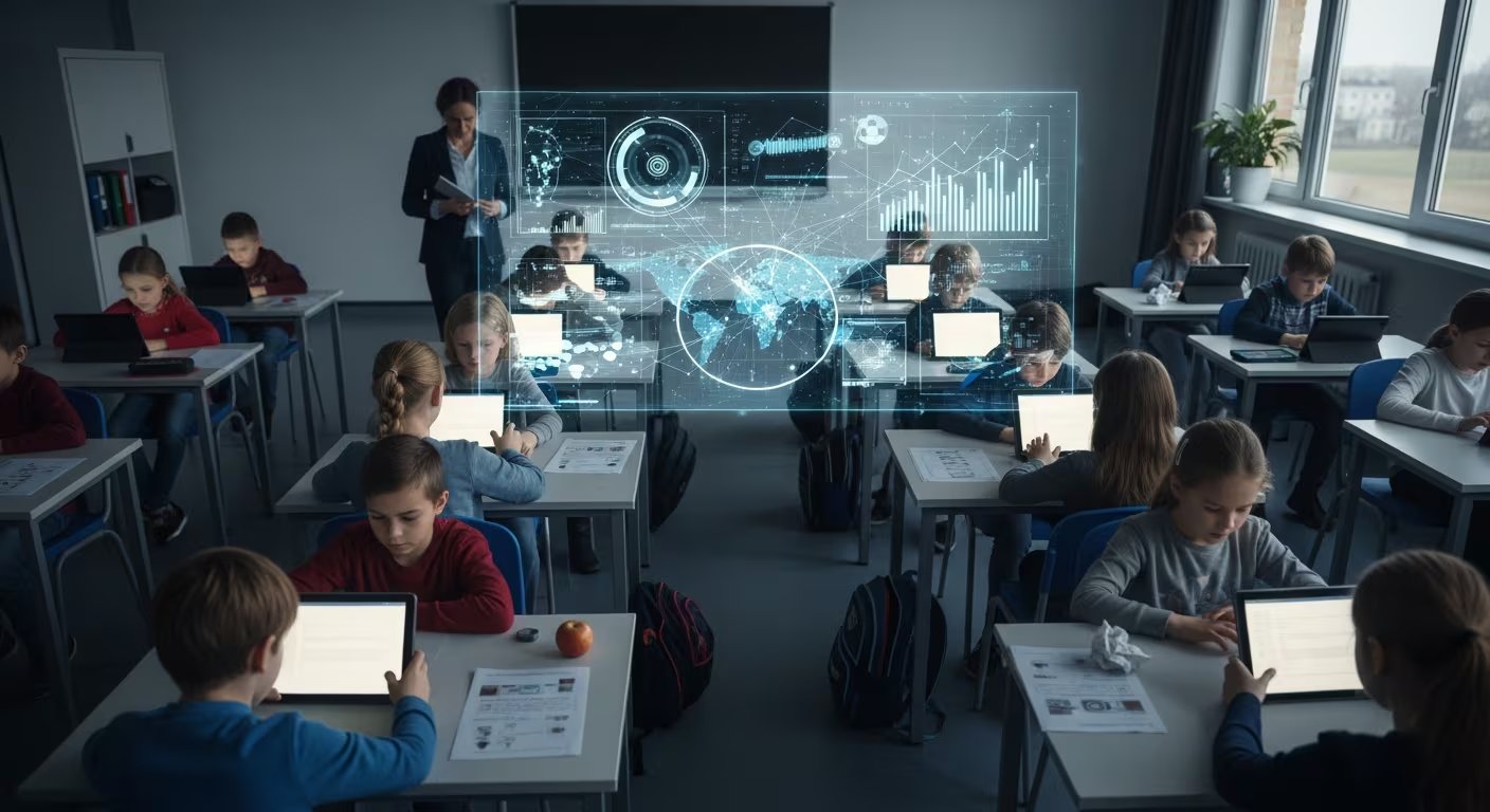 La alfabetización digital y el acompañamiento de adultos resultan esenciales para que niños y adolescentes aprovechen las oportunidades de la inteligencia artificial minimizando sus riesgos (Imagen Ilustrativa Infobae)
