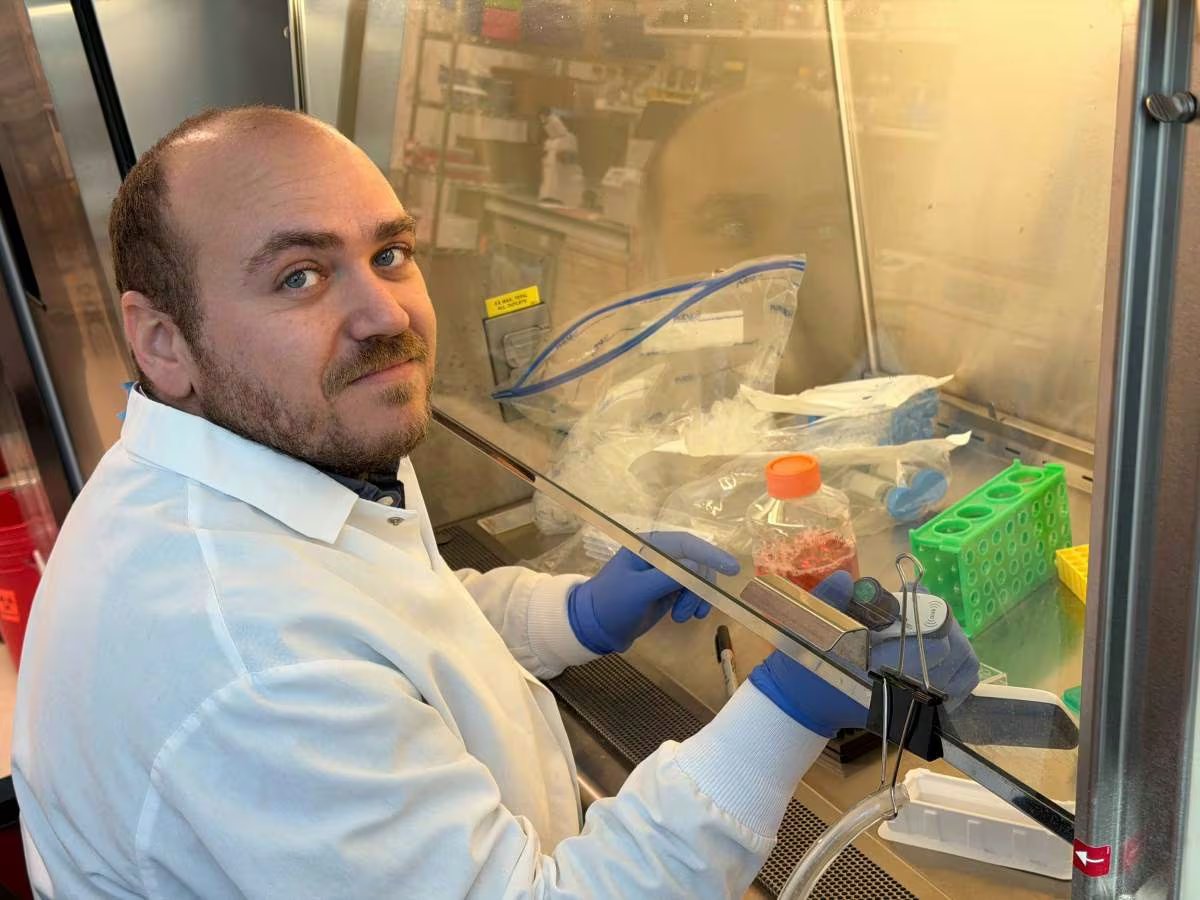 Dr. Sacha Lebon en el Instituto Weizmann