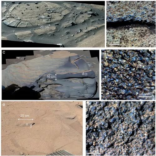 Los minerales hallados sugieren que el agua interactuó con el dióxido de carbono y las rocas, formando compuestos que atraparon carbono atmosférico (revista Journal of Geophysical Research: Planets)