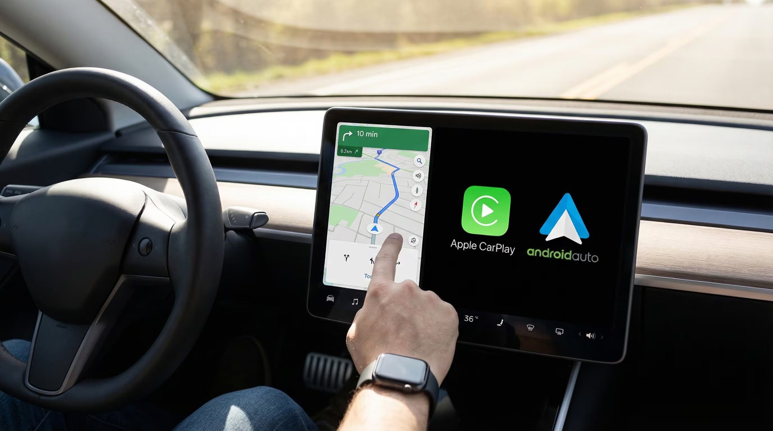Android Auto es una extensión del smartphone. 
 (Imagen Ilustrativa Infobae)