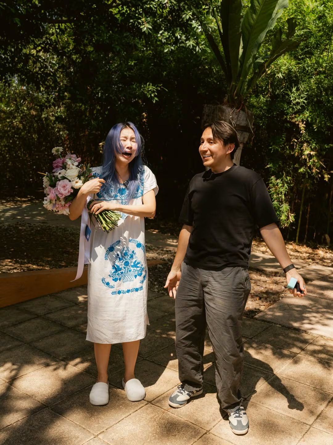 Su novio Rodrigo fue muy tradicional y aprovechó su visita a Oaxaca para hacer la propuesta. (IG Chingu Amiga)