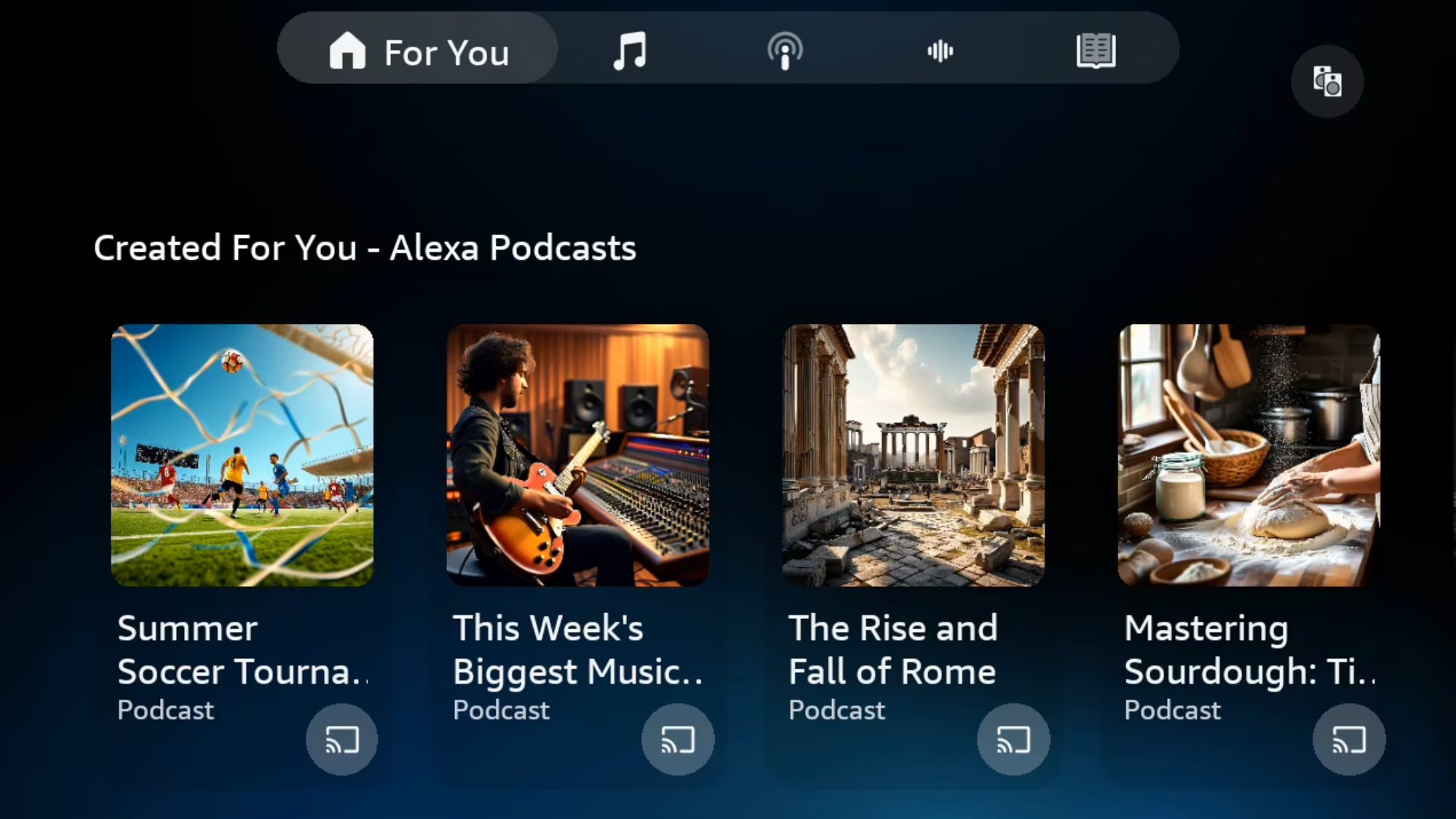 Los episodios generados por Alexa se nutren de más de 200 medios y fuentes de información. (Amazon)