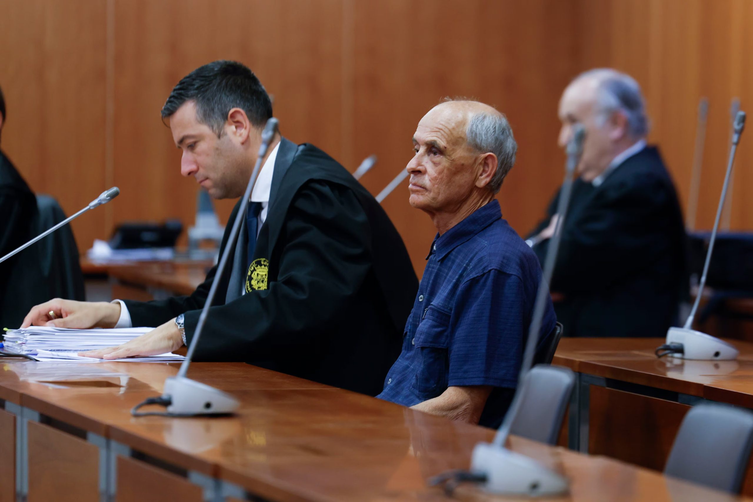 El asesino en serie José Jurado Montilla, alias el Titi o Dinamita Montilla, en el juzgado por la muerte a tiros de un joven de 21 años en agosto de 2022 en Los Montes de Málaga, a 25 de mayo de 2026. (EFE/ Jorge Zapata)
