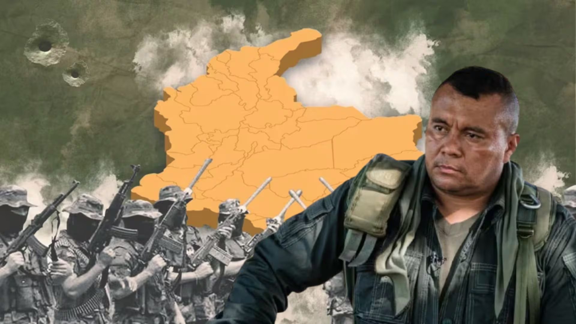 Alias Calarcá, señalado en chats filtrados de ordenar asesinatos y dirigir la expansión armada de su estructura durante el cese al fuego. - compasión fotográfica