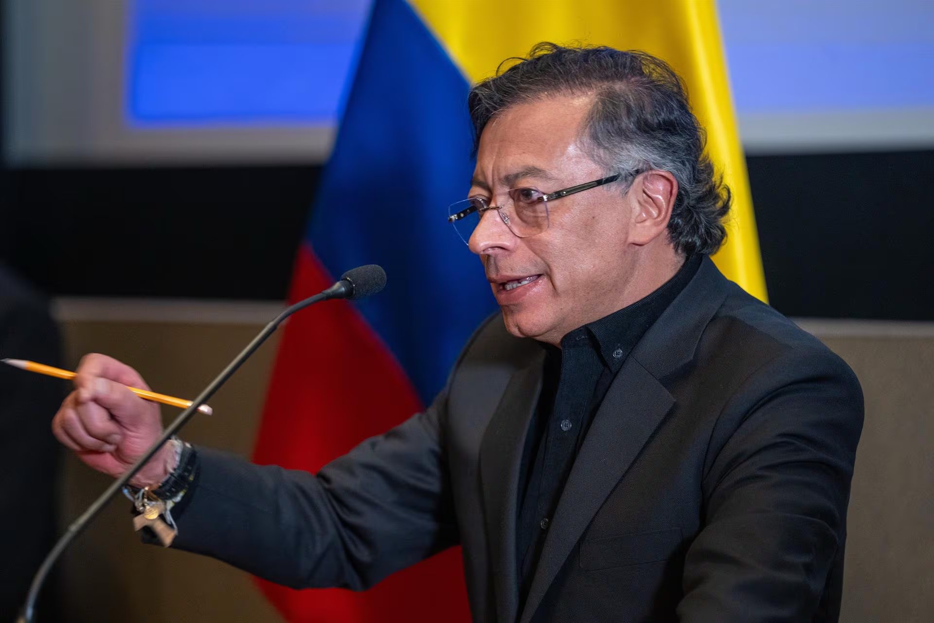 Gustavo Petro, presidente de Colombia. La guerrilla rechaza la información difundida por el Estado y atribuye los datos a una maniobra mediática, mientras persiste el escrutinio público sobre el papel de las fuerzas estatales en la región - crédito Europa Press