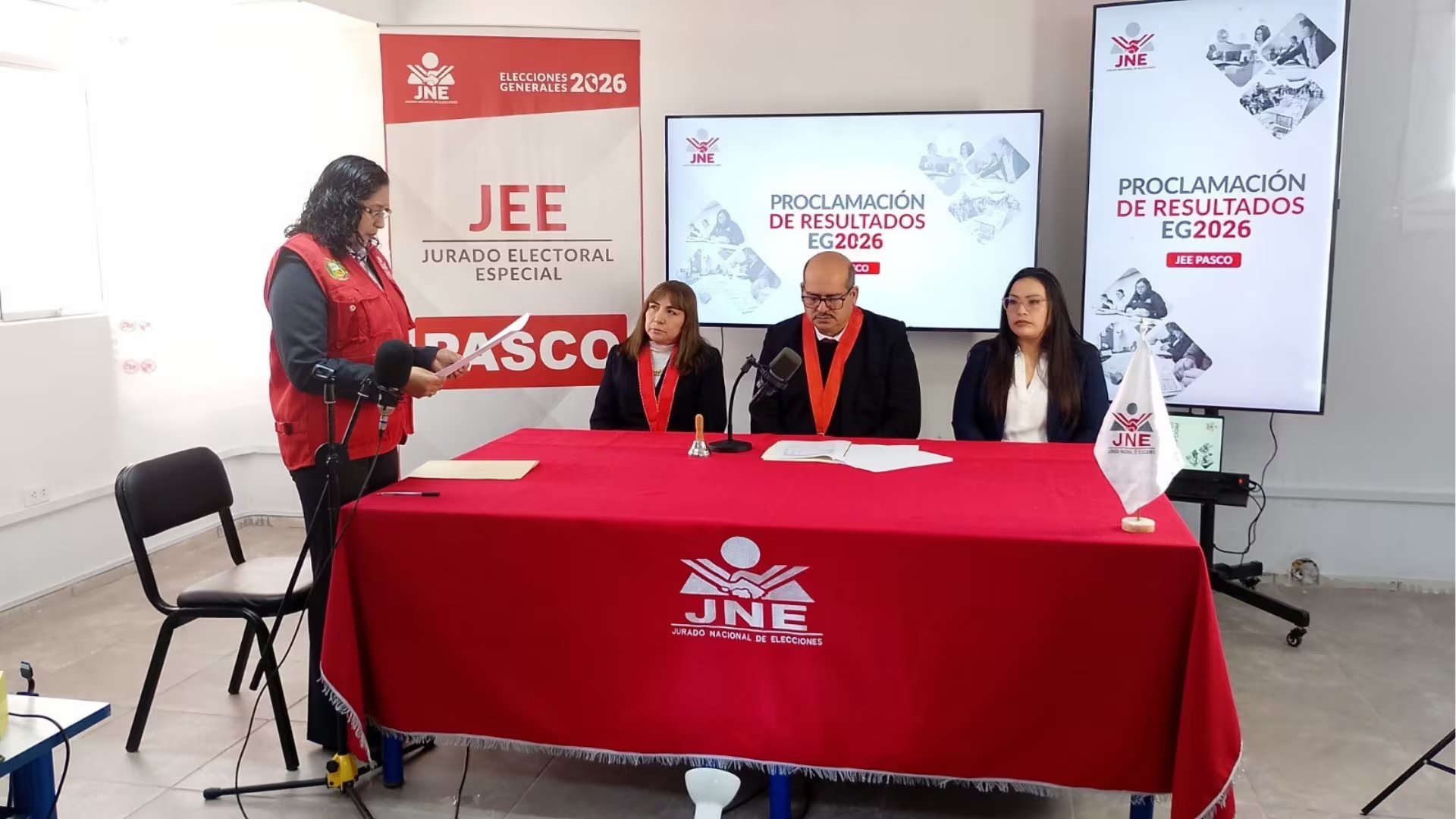 Tras concluir trabajo de los JEE, JNE anunciará resultados nacionales de la elección presidencial. (Foto: JNE)
