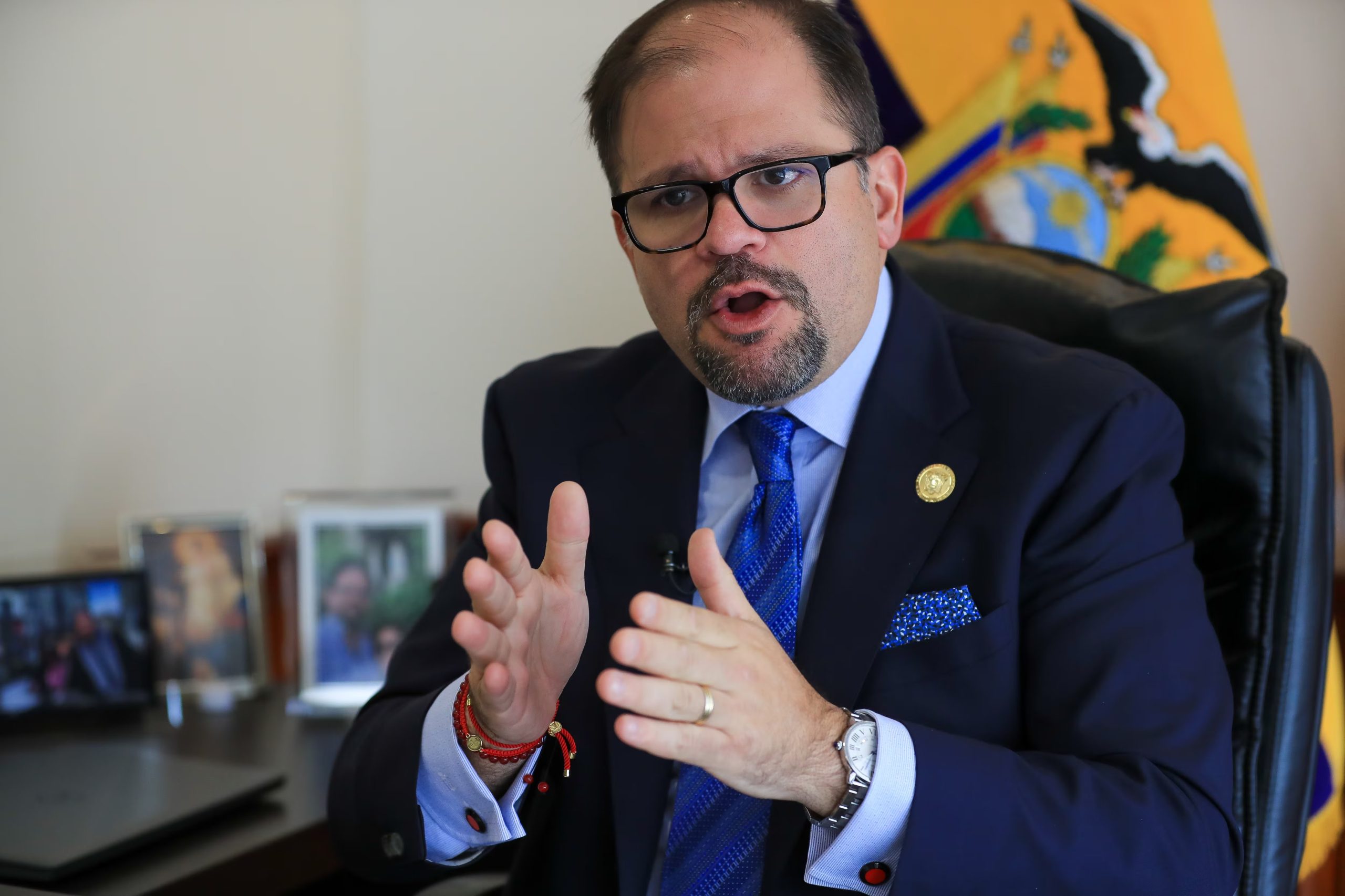 El ministro del Interior de Ecuador, John Reimberg (EFE)