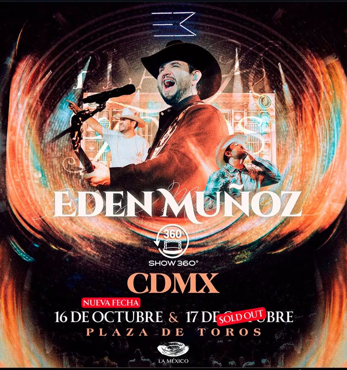 La modalidad de concierto 360 grados promete una experiencia inmersiva para los asistentes a la Plaza de Toros México. - (Instagram)