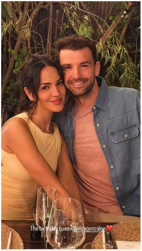 A pesar de sus diferencias de personalidad, Eiza afirmó que la relación con Dimitrov “funciona realmente bien”.(IG)