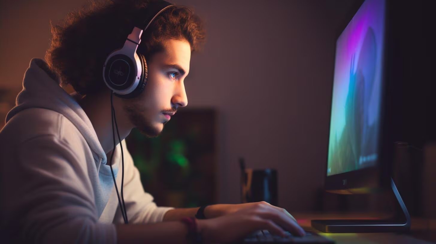 La Generación Z se sumerge en la era digital, combinando trabajo y diversión en una computadora. Jóvenes talentosos fusionan la tecnología, las redes sociales y los videojuegos en un equilibrio único. (Imagen Ilustrativa Infobae)