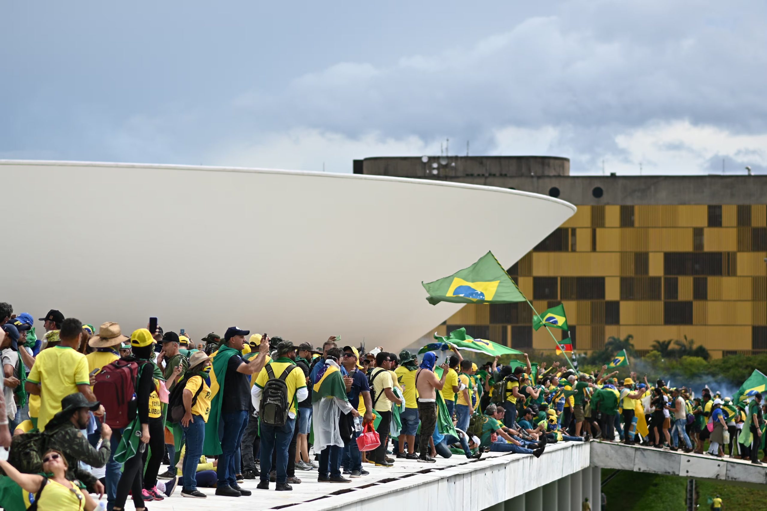 El asalto a las sedes de los tres poderes en Brasilia ocurrió el 8 de enero de 2023 (EFE)
