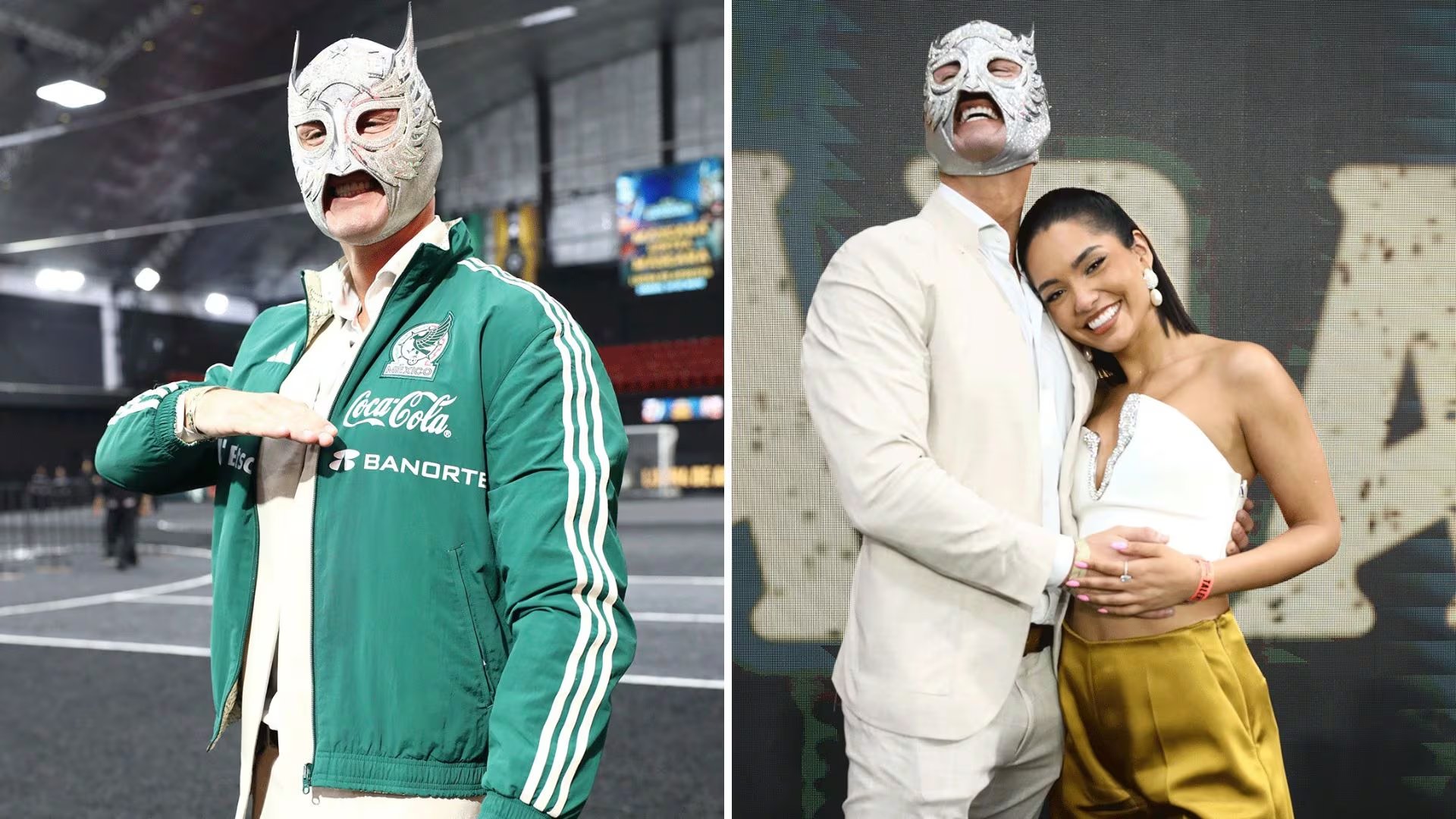La convivencia reunió mariachis, cánticos y una inesperada reacción emocional del luchador.