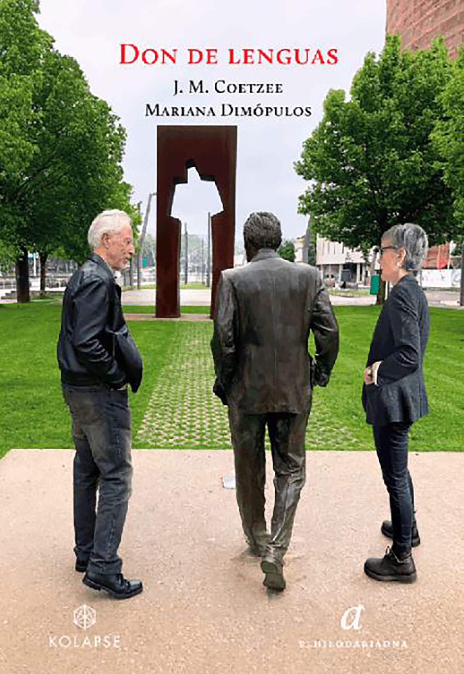 Mariana Dimópulos y Coetzee, en la portaa de 