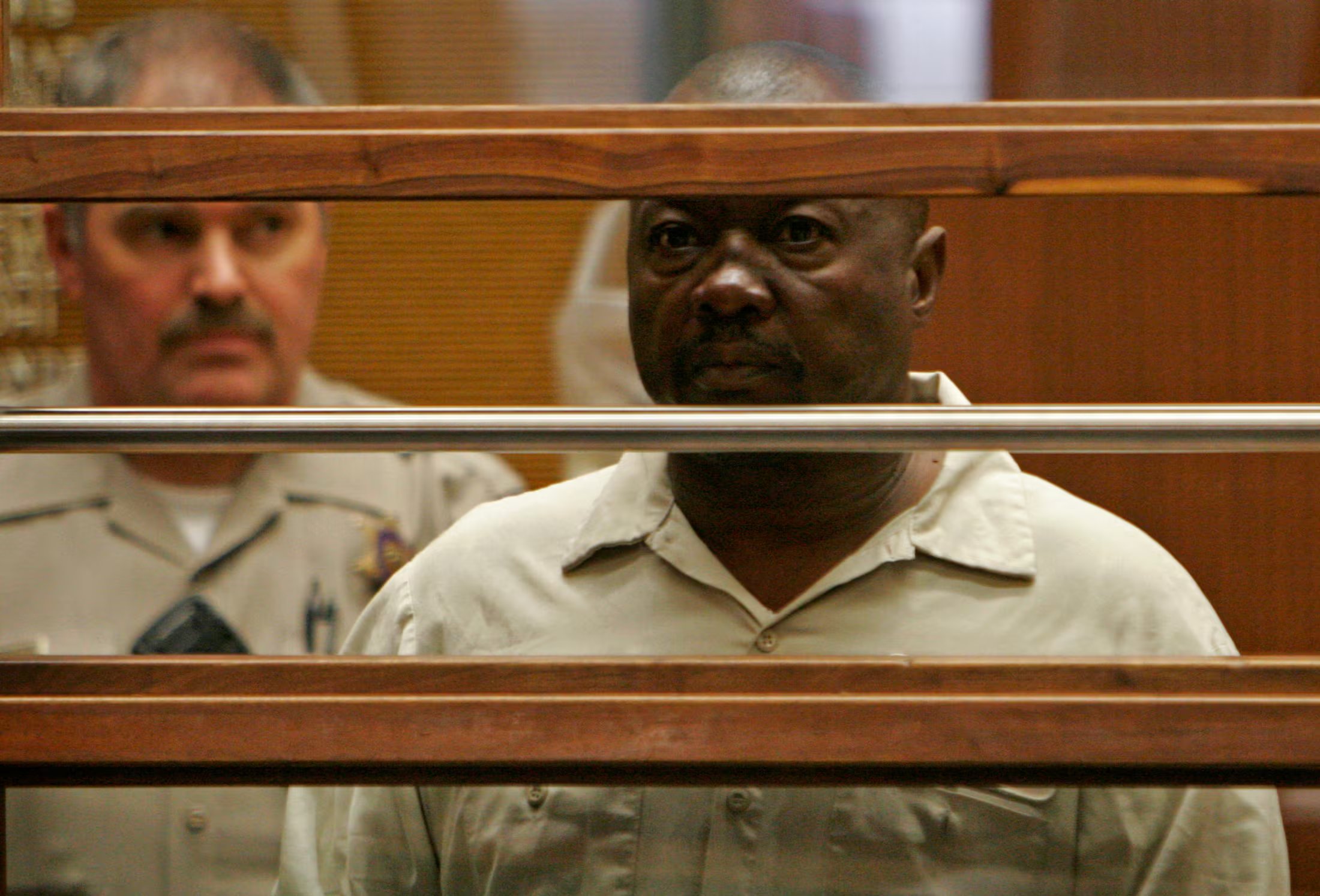 Lonnie Franklin Jr., durante una de las audiencias en el Tribunal Superior de Los Ángeles (AP)