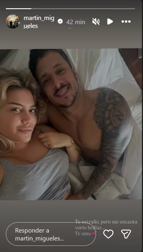 Martín Migueles y Wanda Nara aparecen juntos y sonrientes en una publicación de Instagram, compartiendo un momento de cercanía que ha captado la atención del público.
