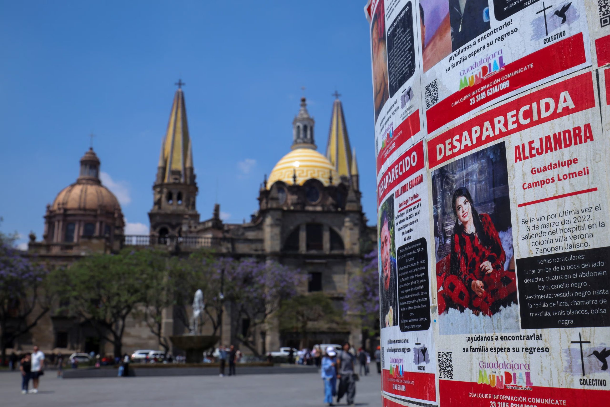 Colectivos sociales aprovechan la visibilidad internacional del Mundial 2026 con campañas por la memoria de desaparecidos, desafiando la narrativa oficial del evento. REUTERS/Eloisa Sanchez