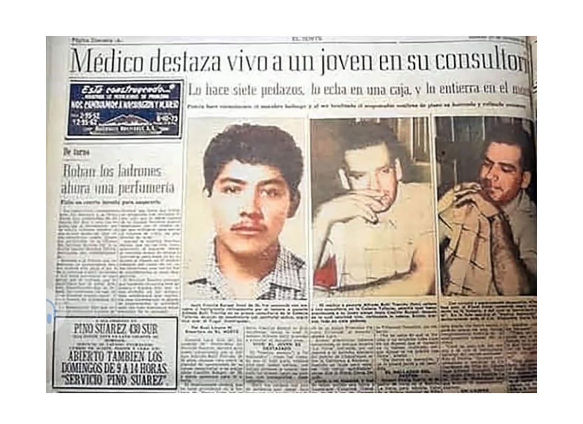 El caso del crimen en la tapa de un diario mexicano