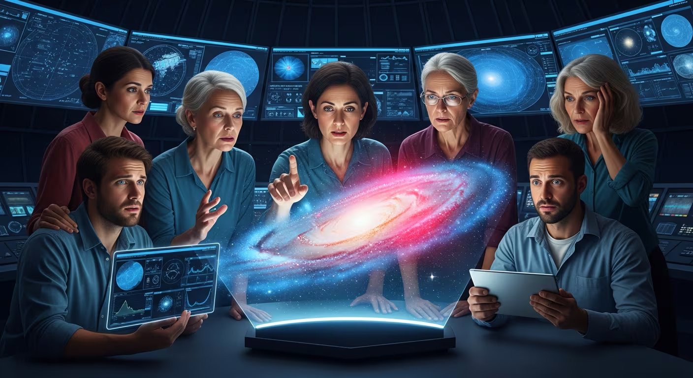 El equipo científico sugirió un origen externo para el grupo estelar a partir del análisis de su composición y dinámica orbital (Imagen Ilustrativa Infobae)