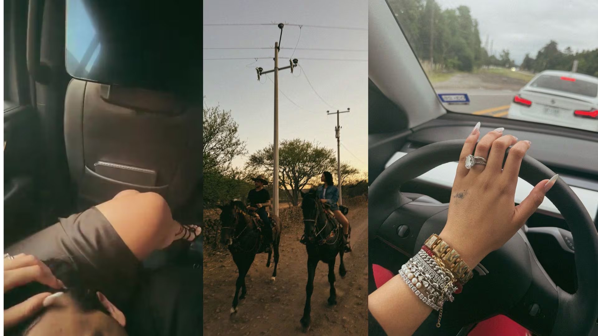 La cantante reapareció en WhatsApp e Instagram con fotos de su vida junto a Nodal, horas después de que el sonorense publicara el cuarto que decoró para recibir a su hija Inti, en medio de una batalla legal con Cazzu. (Whatsapp Ángela Aguilar)