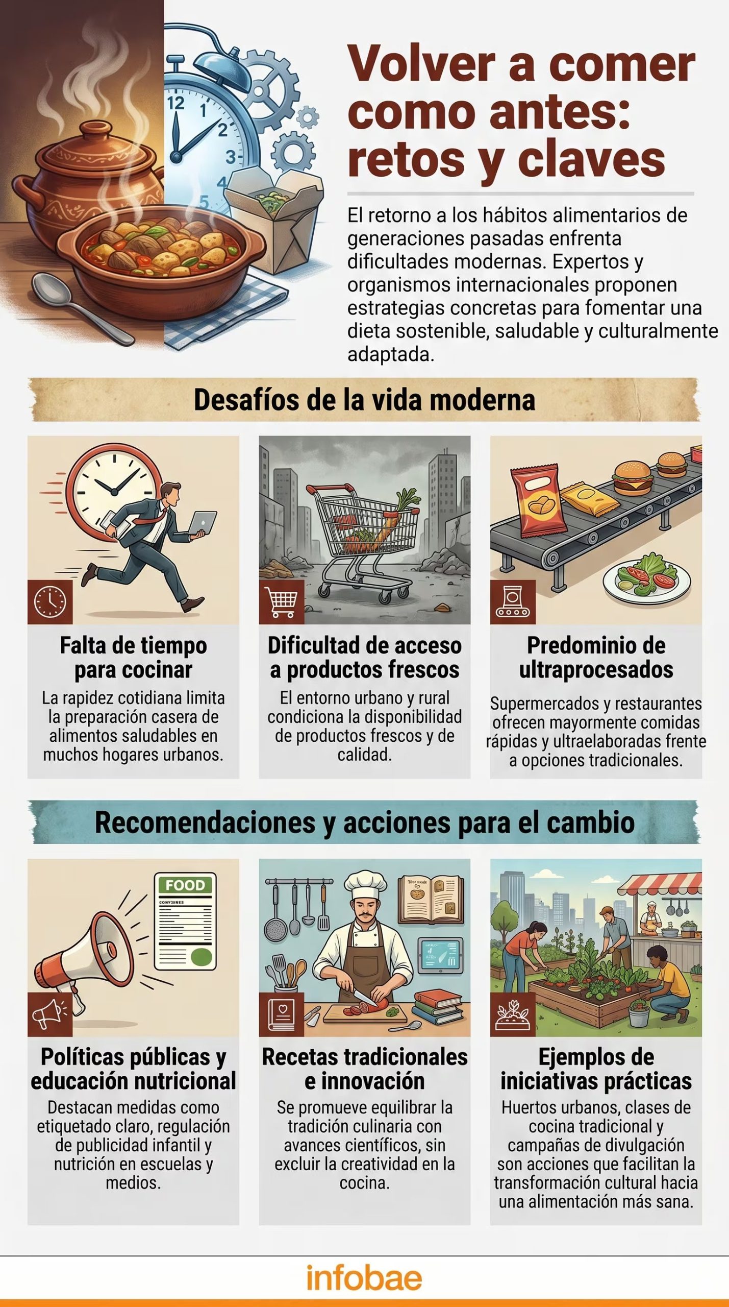 La educación alimentaria desde la infancia y la cocina casera ayudan a establecer patrones saludables y prevenir el sobrepeso infantil (Imagen Ilustrativa Infobae)