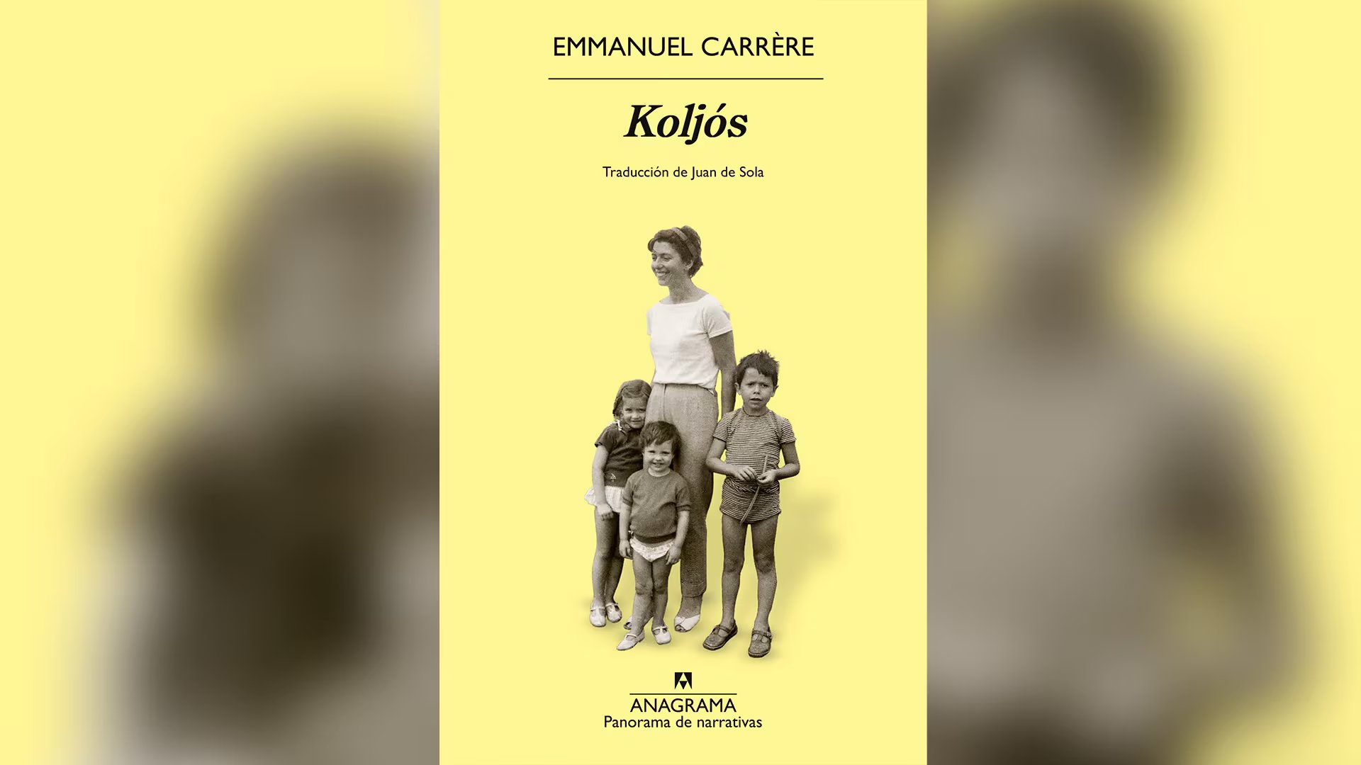 Emmanuel Carrère explora en Koljós la complejidad de los vínculos familiares y el impacto de la historia rusa y georgiana en su vida y obra (Anagrama)